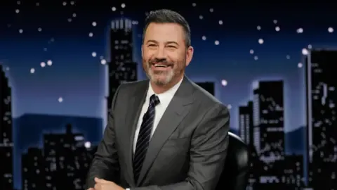 TV personality Jimmy Kimmel indefinitely taken off the airwaves following disputed statements regarding right-wing commentator Charlie Kirk